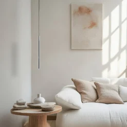 Hängeleuchte Sopel Lux, 1-flammig, schwarz/silber, G9