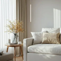 Hängeleuchte Sopel 1, taupe, 1-flammig, Stahl, G9, Ø 5 cm