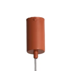 Hängeleuchte Sopel 1, ziegelrot, 1-flammig, Stahl, Ø 5 cm