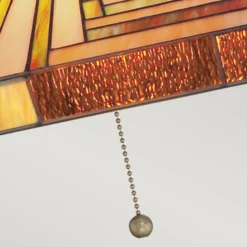Hängeleuchte Stephen mit Schirm im Tiffany-Stil