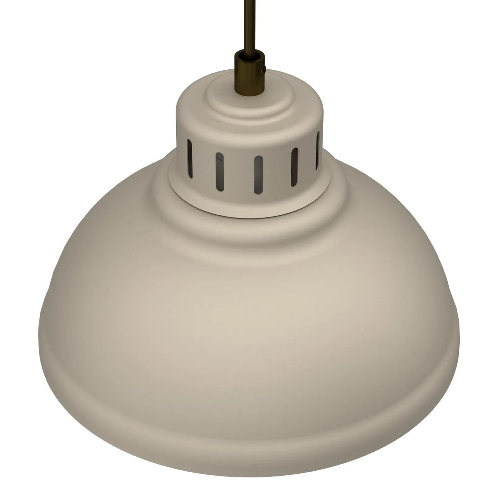 Hängeleuchte Sven, 1-flammig, beige, Stahl