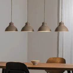 Hängeleuchte Sven, 4-flammig, beige, Stahl