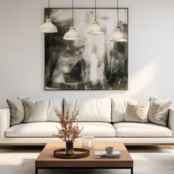 Hängeleuchte Sven, 4-flammig, beige, Stahl