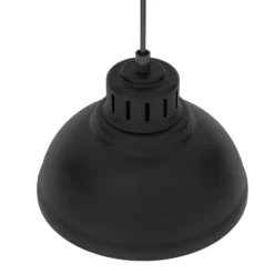 Hängeleuchte Sven, vierflammig, schwarz, Stahl, E27
