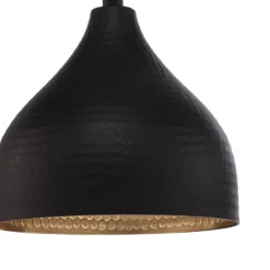 Hängeleuchte Tattoo 2396, Ø18cm, schwarz/gold