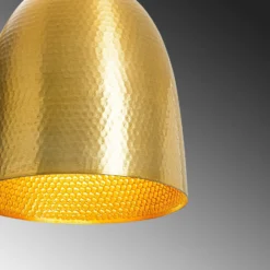 Hängeleuchte Tattoo 2376, goldfarben, Metall, Ø 20 cm