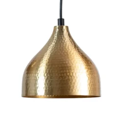 Hängeleuchte Tattoo 6214, goldfarben Metall 3-flammig linear
