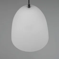 Hängeleuchte Tilda, einflammig, grau, Ø 25 cm