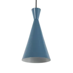 Hängeleuchte Tom, hellblau, Metall, Ø 19 cm, E27