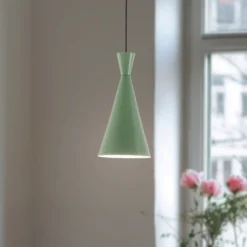 Hängeleuchte Tom, mintgrün, Metall, Ø 19 cm, E27