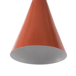 Hängeleuchte Tom, orange, Metall, Ø 19 cm, E27