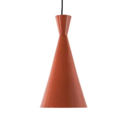 Hängeleuchte Tom, orange, Metall, Ø 19 cm, E27