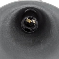 Hängeleuchte Tom, schwarz-braun, Metall, Ø 19 cm, E27