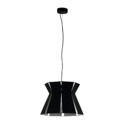 Hängeleuchte Valecrosia, schwarz, Ø 42 cm
