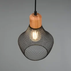 Hängeleuchte Valeria mit Gitterschirm, Ø 18 cm