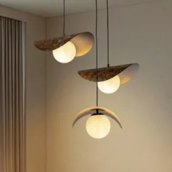 Hängeleuchte Vatoz, 3-flammig, schwarz, Ø 50 cm, Metall