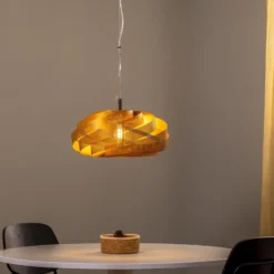 Hängeleuchte Vento, goldfarben, Ø 50 cm