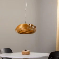 Hängeleuchte Vento, goldfarben, Ø 50 cm