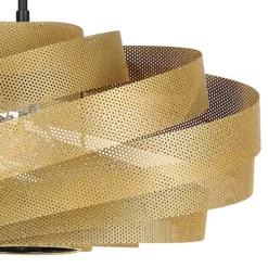 Hängeleuchte Vento, goldfarben, Ø 50 cm