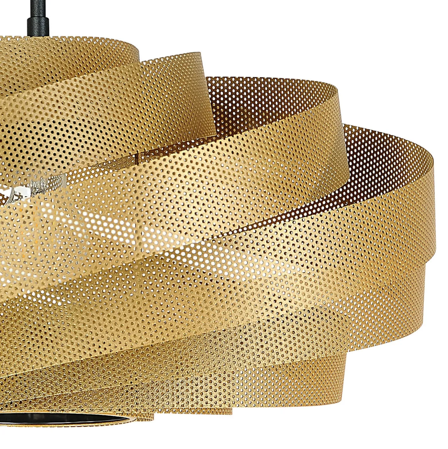 Hängeleuchte Vento, goldfarben, Ø 50 cm