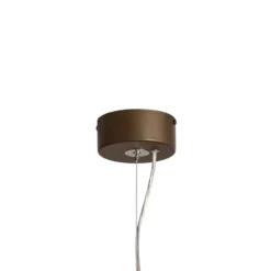 Hängeleuchte Vento, kaffeebraun, Ø 50 cm