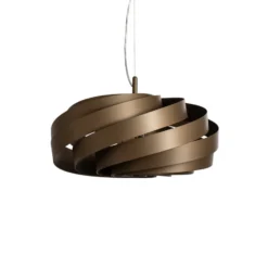 Hängeleuchte Vento, kaffeebraun, Ø 50 cm