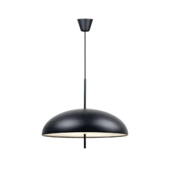 Hängeleuchte Versale, schwarz, Ø 50 cm
