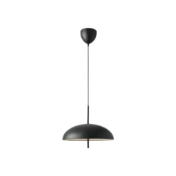 Hängeleuchte Versale, schwarz, Ø 35 cm, Metall, 2 x E27