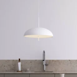 Hängeleuchte Versale, weiß, Ø 50 cm