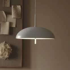 Hängeleuchte Versale, weiß, Ø 35 cm, Metall, 2 x E27