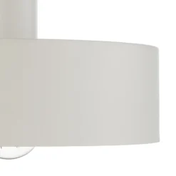 Hängeleuchte Vitrum round, weiß, zylindrisch, Ø 27 cm