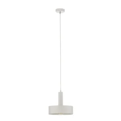 Hängeleuchte Vitrum round, weiß, zylindrisch, Ø 27 cm