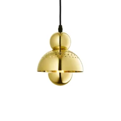 Hängeleuchte Wanted XS, goldfarben, Eisen, Ø 15 cm