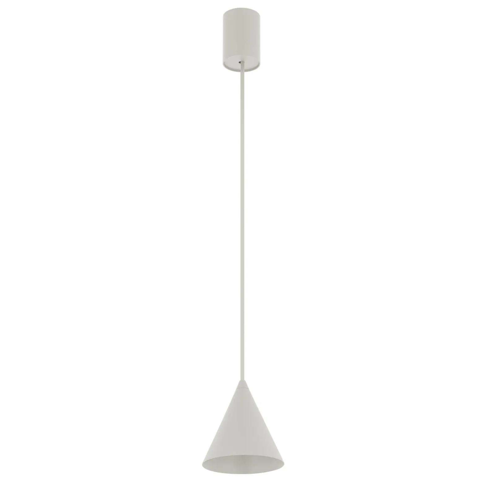 Hängeleuchte ZENITH, hellgrau, Ø 11 cm, Metall, GU10