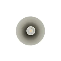 Hängeleuchte ZENITH, hellgrau, Ø 11 cm, Metall, GU10