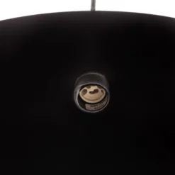 Hängeleuchte Zenith L aus Metall in Schwarz