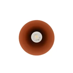 Hängeleuchte ZENITH, terracotta, Ø 11 cm, Metall, GU10