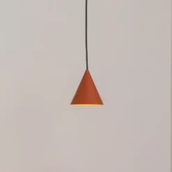 Hängeleuchte ZENITH, terracotta, Ø 11 cm, Metall, GU10