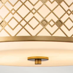Hängeleuchte Ziggy Medium, Ø 40 cm, gold