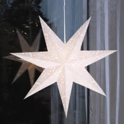 Hängender Papierstern Romantic Star