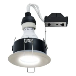 Hochvolt-Einbaustrahler DL7001, eisen gebürstet