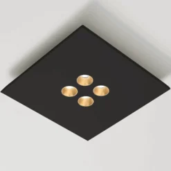 ICONE Confort - LED-Deckenleuchte in edlem Schwarz