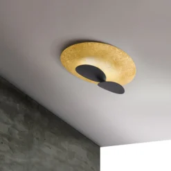 ICONE Masai Decke 2-flg. 927 90x60cm gold/schwarz