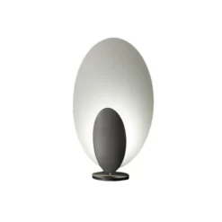 ICONE Masai Tischleuchte 927 Höhe 49cm weiß/eisen