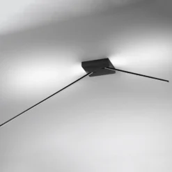 ICONE Spillo - Deckenleuchte m. LED 2-arm. schwarz