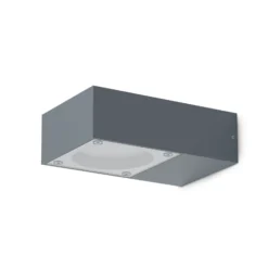 Ideal Lux Außenwandlampe Sirio anthrazit Breite 10 cm Metall
