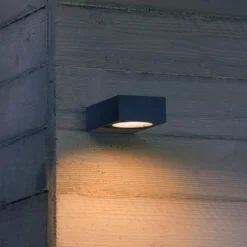 Ideal Lux Außenwandlampe Sirio, schwarz, Breite 10 cm Metall