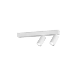 Ideal Lux Deckenspot Profilo, weiß, zweiflammig, Metall