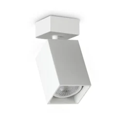 Ideal Lux Deckenstrahler Dynamite Square, weiß, Länge 5,7 cm