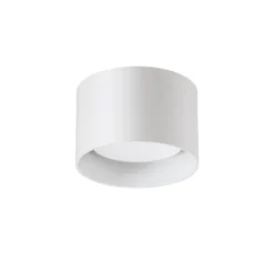 Ideal Lux Downlight Spike Round, weiß, Alu, Ø 10 cm